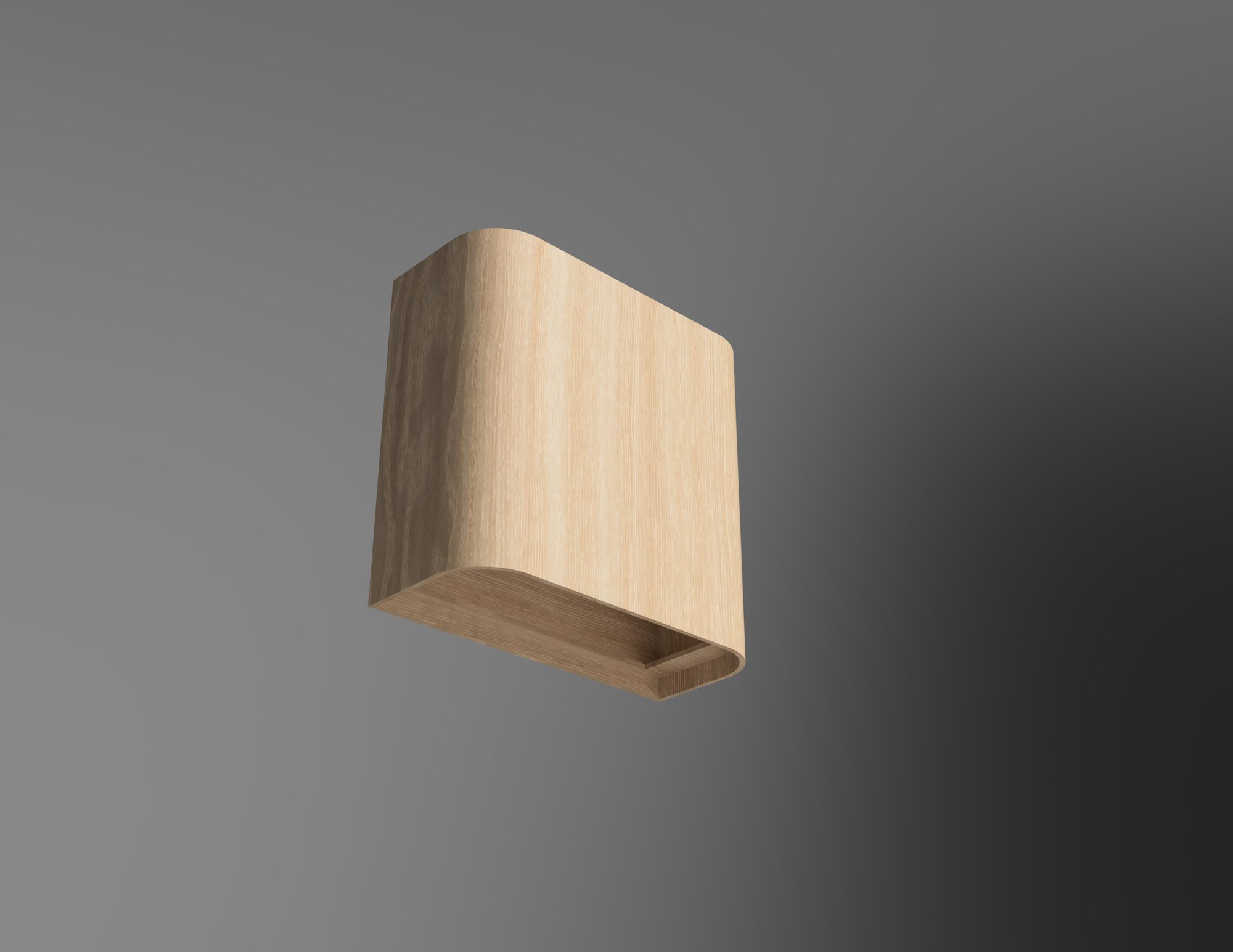 Oak Range Hood build plan rendering