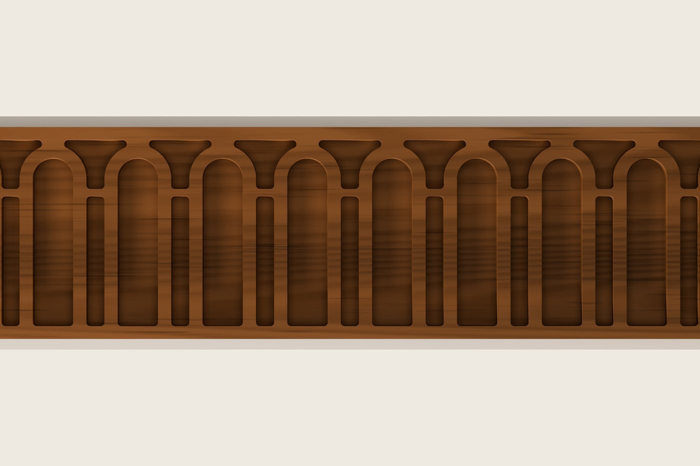 Arcade Molding seen from directly above