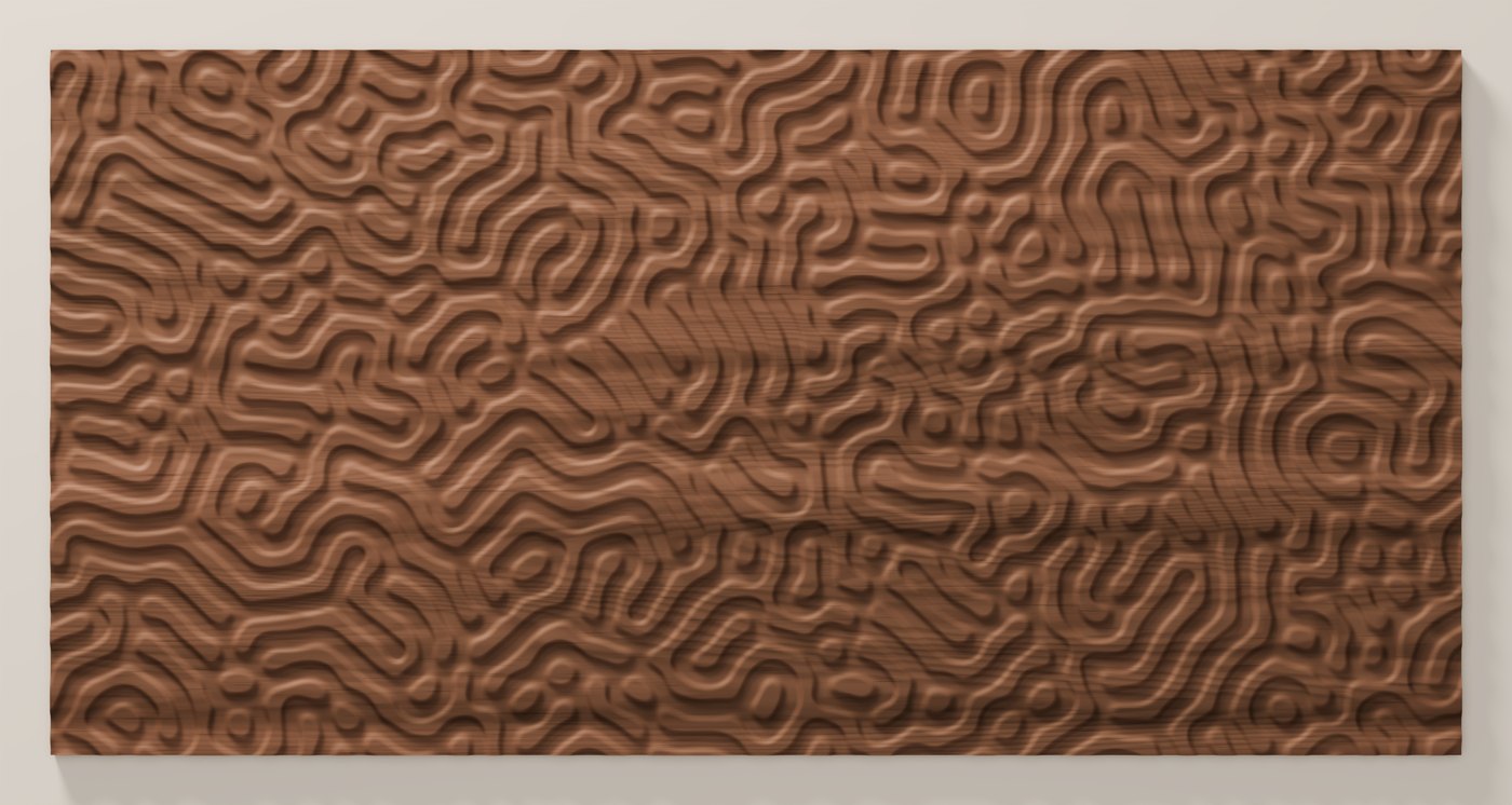 Coral texture seen from directly above