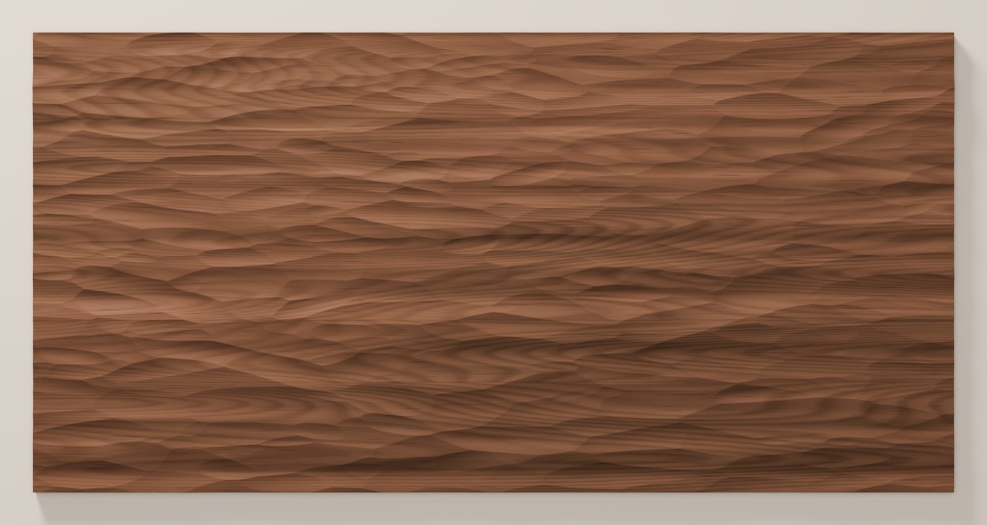 Sastrugi texture seen from directly above