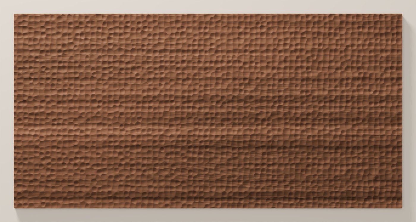 Tsuchime texture seen from directly above